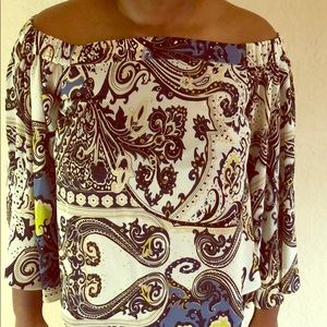 Off Shoulder Dressy Casual Top